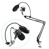 NB-35 Microphone Suspension Arm Stand Clip Holder and Table Mounting Clamp Pop Filter Windscreen Mask Shock Mount Kit - Tania's Online Closet, LLC