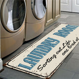 Non-Slip Floor Mat Laundry Room Mat Carpet Laundry Room Decor - Tania's Online Closet, LLC