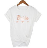 Bachelorette Party Wedding Team Bride Bride Squad  T-shirts - Tania's Online Closet, LLC