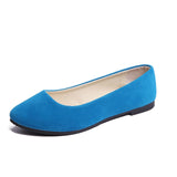 Plus Size 35-43 Women Flats Slip on Flat Shoes Candy Color Woman Loafers - Tania's Online Closet, LLC