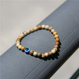 Evil Eye Beads Stone Bracelet For Men Fashion Jewelry- Buddha Health Balance Yoga Reiki - Tania's Online Closet, LLC