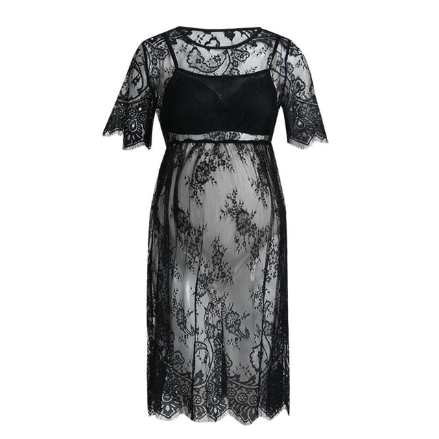Pregnant Women Lace Short Sleeve Dress Fancy Photography Maternity Dress | Tania's Online Closet, LLC Pregnant Women Lace Short Sleeve Dress Fancy Photography Maternity Dress | Tania's Online Closet, LLC