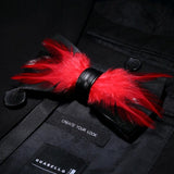 Men's Luxury Bowtie With Box Fashion Peacock Feather Bow Ties For Men - Tania's Online Closet, LLC