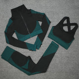 Seamless Women Yoga Sets Female Sport Gym Suits - Tania's Online Closet, LLC
