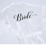 Women's Bridal Party Satin Robe - Tania's Online Closet, LLC