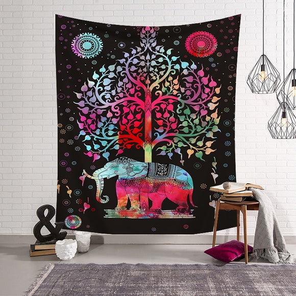 Spiritual Ritual Symbol Yoga Mandala Decorative Tapestry Wall Hanging - Tania's Online Closet, LLC