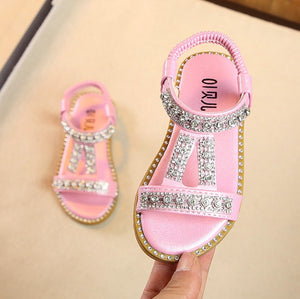 Summer Style Girls Sandals Cute Bow Girls Princess Shoes - Tania's Online Closet, LLC