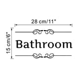 Door Decal Vinyl Wall Stickers For Bathroom ,Laundry room,ect - Tania's Online Closet, LLC