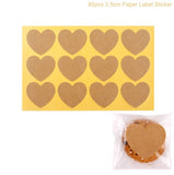 Transparent Plastic Bag Stickers for Gift Bag- Wedding Gifts- Baby Showers - Tania's Online Closet, LLC