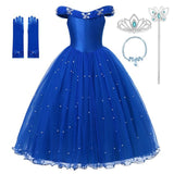 Cinderella Princess Costume for Girl Pageant Ball Gown - Tania's Online Closet, LLC