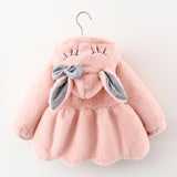 Cute Bunny Ears Jacket-Keep Warm Hooded Jacket Coat+bag - Tania's Online Closet, LLC