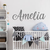 Name Wall Decal, Personalized  Wall Sticker, Boys  Girls  Decal, Nursery Decor, Vinyl Wall Decal - Tania's Online Closet, LLC