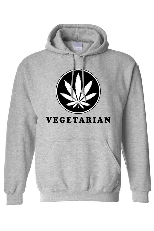 Men's/Unisex Pullover Hoodie Vegetarian Life Style - Tania's Online Closet, LLC