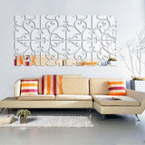 3d mirror wall stickers decorative modern home living - Tania's Online Closet, LLC