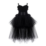 Girls Tutu Dress Tulle V-neck Girl Party Dresses - Tania's Online Closet, LLC
