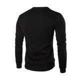 Men Winter Warm Splicing Leather Sweatshirt - Tania's Online Closet, LLC