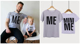 Interesting Pattern t shirt For Father Son Matching Clothe Dad kid mini Me Little Big Man Summer Tops Family Matching Outfits - Tania's Online Closet, LLC