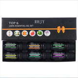 100% Pure Natural Aromatherapy Essential Oil Set 6Pcs - Tania's Online Closet, LLC